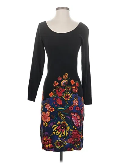 Pre-owned Desigual Casual Dress In Black