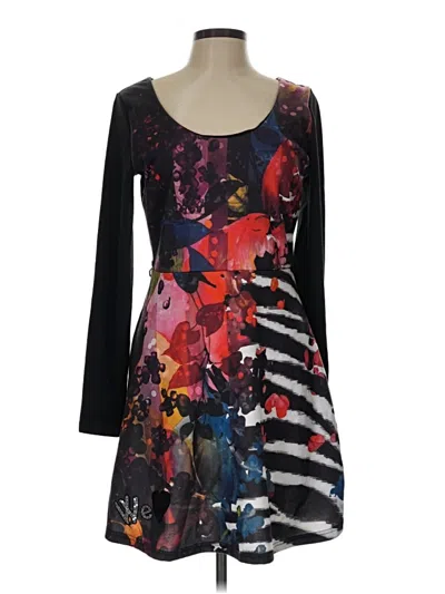Pre-owned Desigual Casual Dress In Black