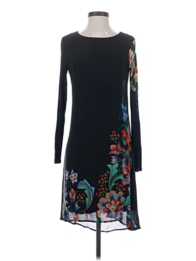Pre-owned Desigual Casual Dress In Black