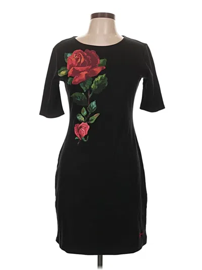 Pre-owned Desigual Casual Dress In Black
