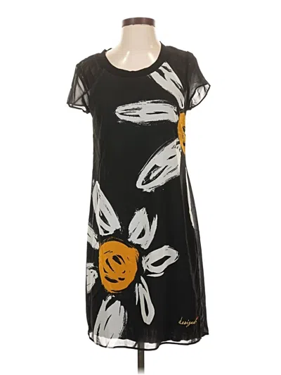 Pre-owned Desigual Casual Dress In Black