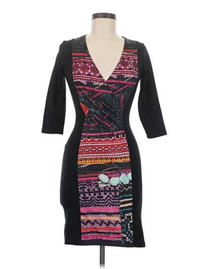 Pre-owned Desigual Casual Dress In Black