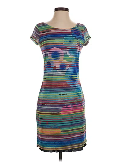 Pre-owned Desigual Casual Dress In Blue
