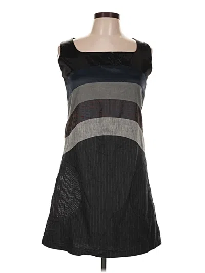 Pre-owned Desigual Casual Dress In Gray