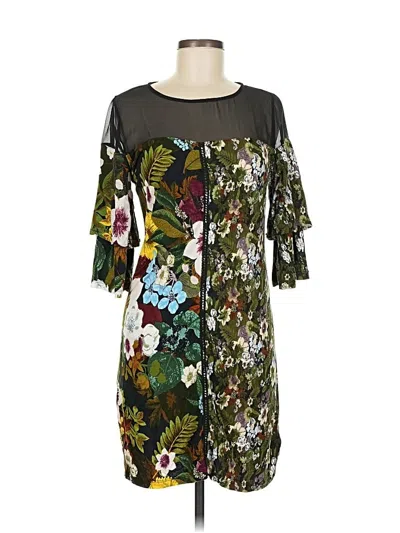 Pre-owned Desigual Casual Dress In Green