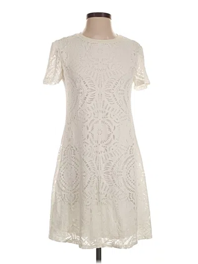 Pre-owned Desigual Casual Dress In Ivory
