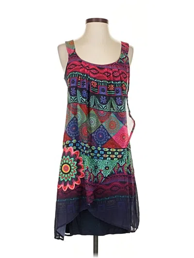 Pre-owned Desigual Casual Dress In Purple