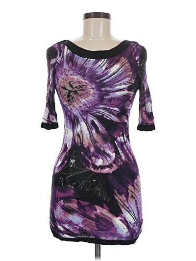 Pre-owned Desigual Casual Dress In Purple