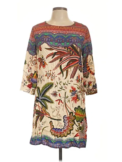 Pre-owned Desigual Casual Dress In Tan