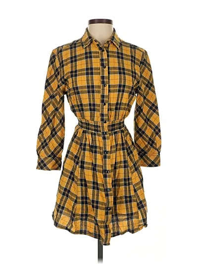 Pre-owned Desigual Casual Dress In Yellow