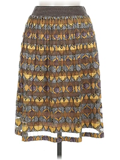 Pre-owned Desigual Casual Skirt In Brown