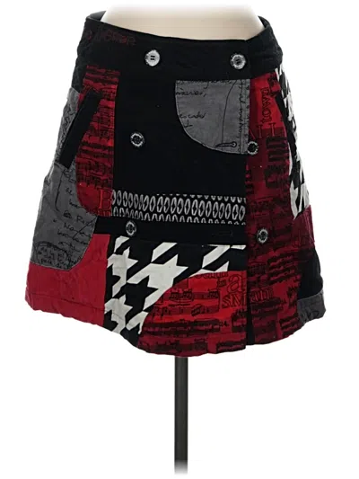 Pre-owned Desigual Casual Skirt In Red