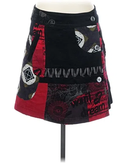 Pre-owned Desigual Casual Skirt In Red