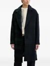 Desigual Checked-pattern Coat In Multi