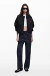 Desigual Checkered And Cherry Pants In Black