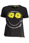 Desigual Black Cotton Women T-shirt In Black