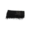 Desigual Chic Contrast Detail Poncho In Timeless Black In Black
