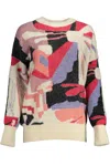 DESIGUAL CHIC CONTRASTING DETAIL WOMEN'S SWEATER