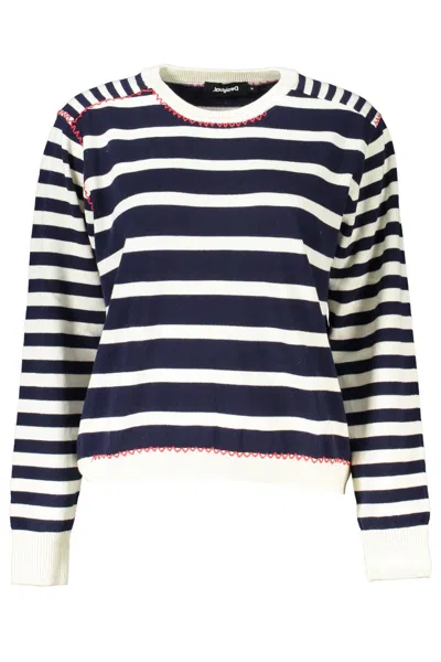 DESIGUAL CHIC LONG-SLEEVED CONTRAST DETAIL WOMEN'S SHIRT