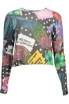 DESIGUAL CHIC LONG-SLEEVED CONTRASTING WOMEN'S SWEATER