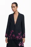 Desigual Coat In Black