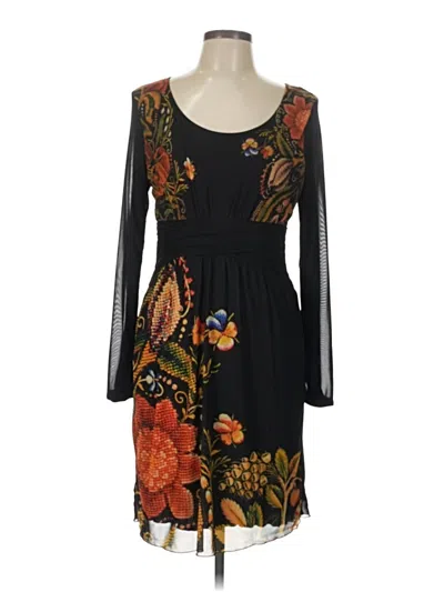 Pre-owned Desigual Cocktail Dress In Black