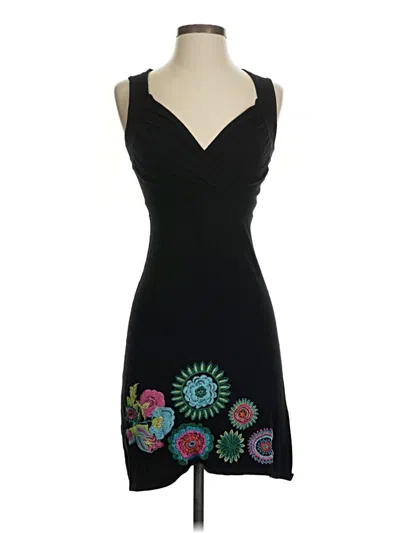 Pre-owned Desigual Cocktail Dress In Black