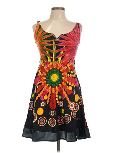 Pre-owned Desigual Cocktail Dress In Black