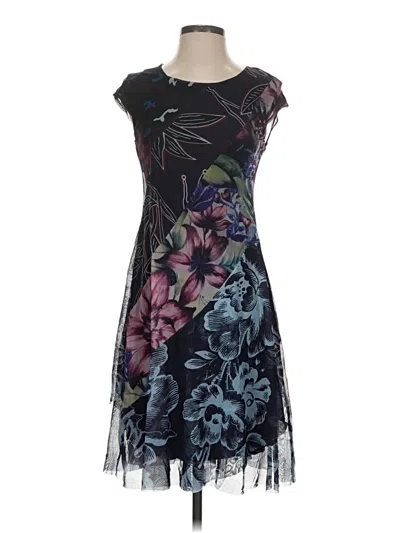 Pre-owned Desigual Cocktail Dress In Black