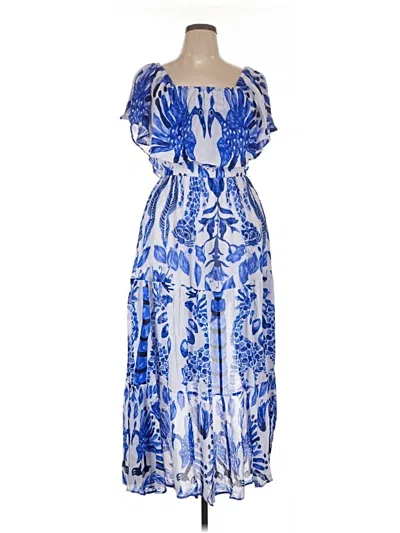 Pre-owned Desigual Cocktail Dress In Blue