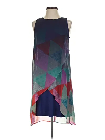 Pre-owned Desigual Cocktail Dress In Blue