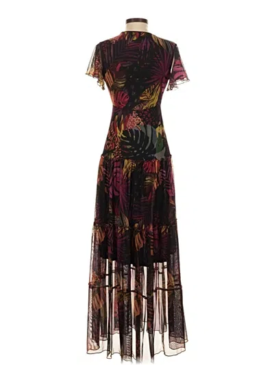 Pre-owned Desigual Cocktail Dress In Burgundy