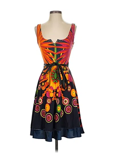 Pre-owned Desigual Cocktail Dress In Orange