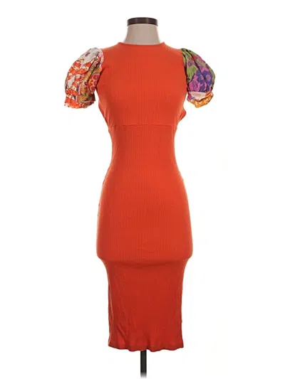 Pre-owned Desigual Cocktail Dress In Orange