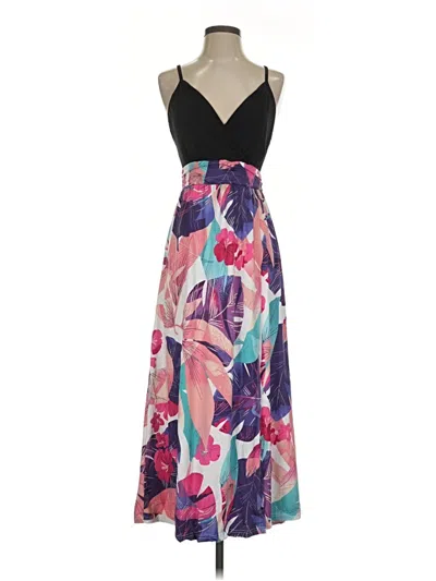 Pre-owned Desigual Cocktail Dress In Purple