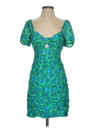 Pre-owned Desigual Cocktail Dress In Teal
