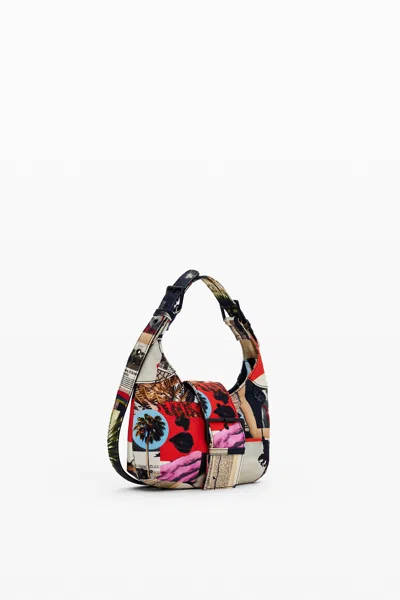 Desigual Collage Bag M.christian Lacroix S In Material Finishes