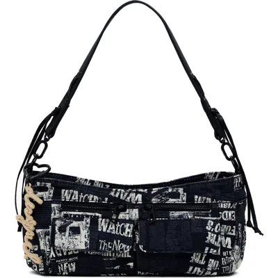 Desigual Cotton Canvas Shoulder Bag In Multi