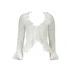 Desigual White Cotton Shirt In Gray