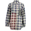 Desigual Blue Cotton Shirt In Multi