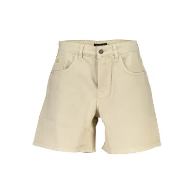 Desigual Beige Cotton Short In Brown
