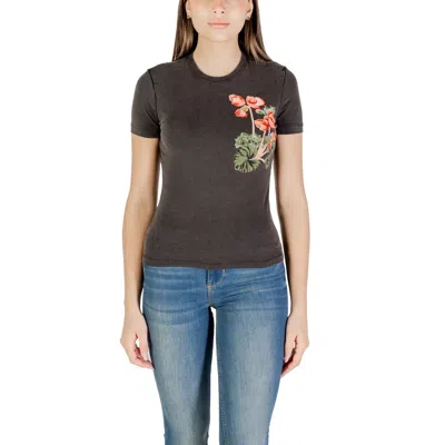 Desigual Cotton Women's T-shirt In Brown