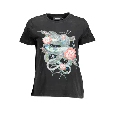 Desigual Cotton Women Women's Top In Black