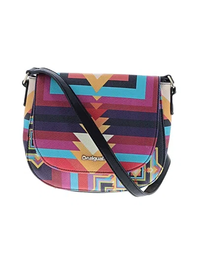 Pre-owned Desigual Crossbody Bag In Blue