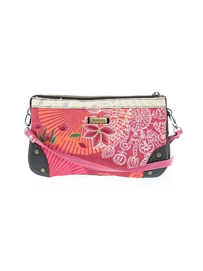 Pre-owned Desigual Crossbody Bag In Pink