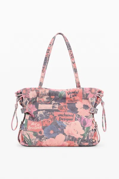 Desigual Denim Collage Bag