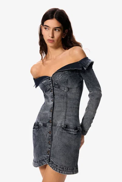 Desigual Denim Dress Masha Popova In Gray