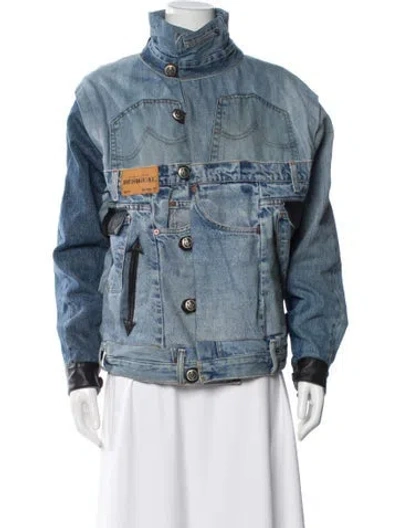 Pre-owned Desigual Denim Jacket In Blue