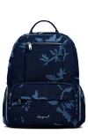 Desigual Denim Mini Backpack In Neutral