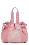 Desigual Denim Shopping Tote In Pink